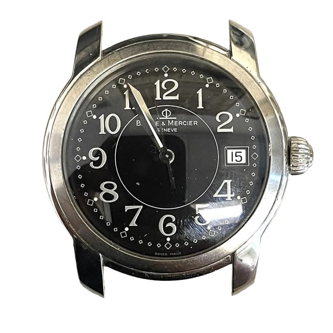 Baume & Mercier Capeland Men’s Swiss Quartz Watch, Black Dial, Date, 37mm (1 of 2)