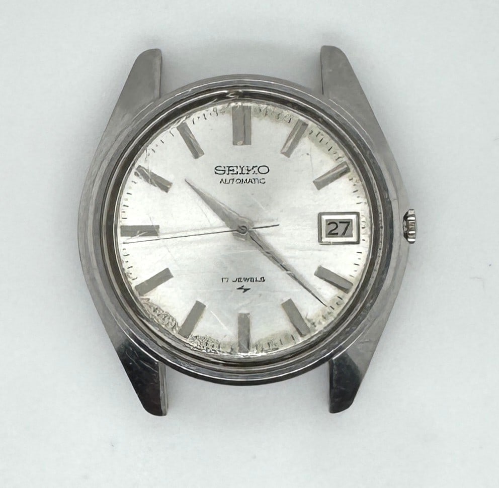 Seiko 17 Jewel Automatic Wristwatch – Cal. 7005A – Silver Dial – Date Display (1 of 3)