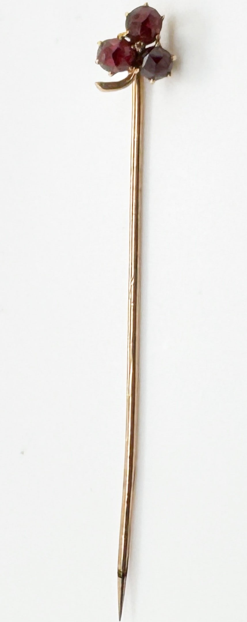 Art Deco 14K Gold Garnet Stick Pin (1 of 1)