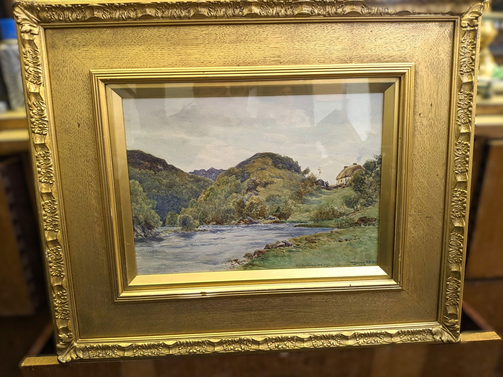 Original Watercolour - River Scene - Wm Young RSW (1 of 1)