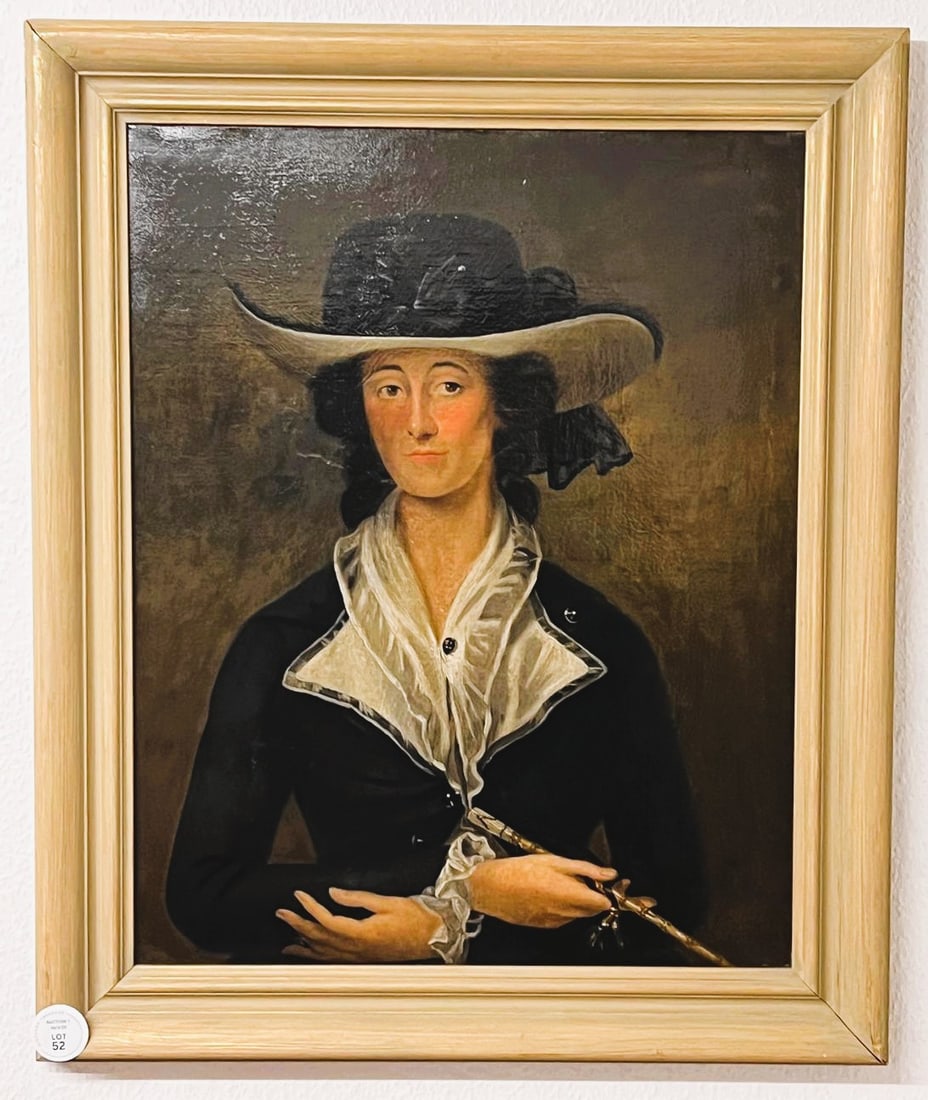 Portrait of Mrs Riddoch by John Greenwood: Signed and dated 1783. American artist - Born in Boston in 1727, John Greenwood began his artistic career in 1742 as an apprentice to Thomas Johnston, who taught him to engrave bookplates and heraldic