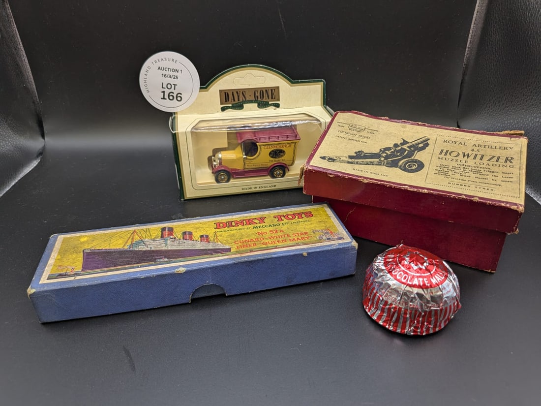 Three Toys incl Quenn Mary Liner, Howizer & Glenmorangie Van (1 of 4)