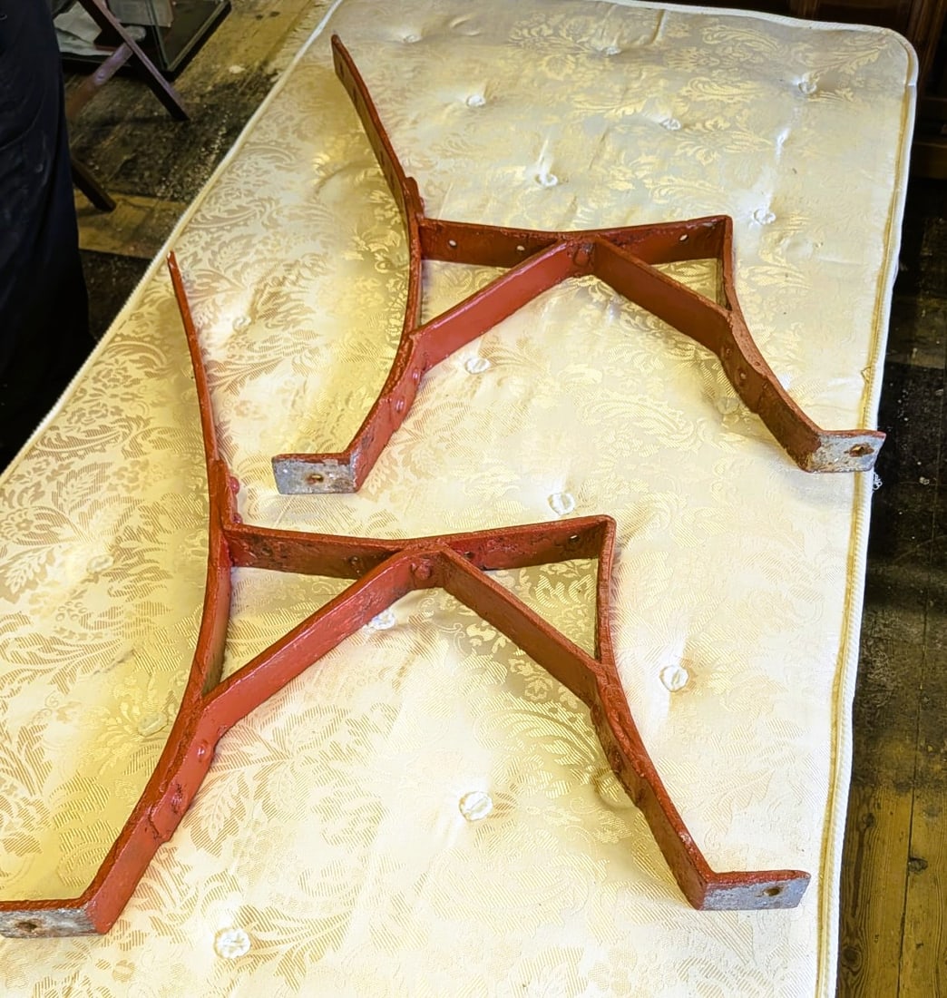 Railway Seat Brackets from Plockton Railway Station: A number of years ago the good men who look after the railways stations on the West and North Highland lines were tasked with a Mission Impossible - remove the characterful benches from Plockton stati
