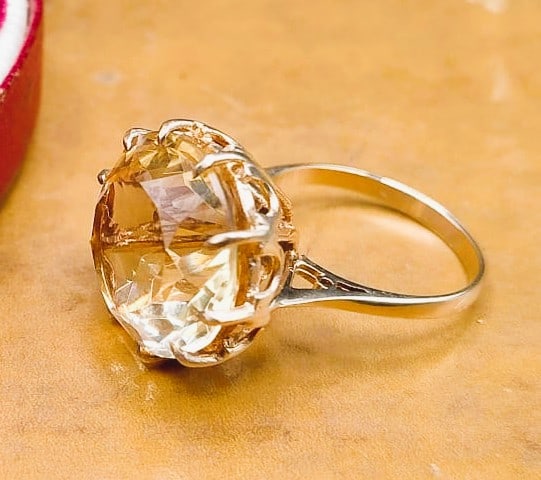 Gold & Citriene Ring (1 of 2)