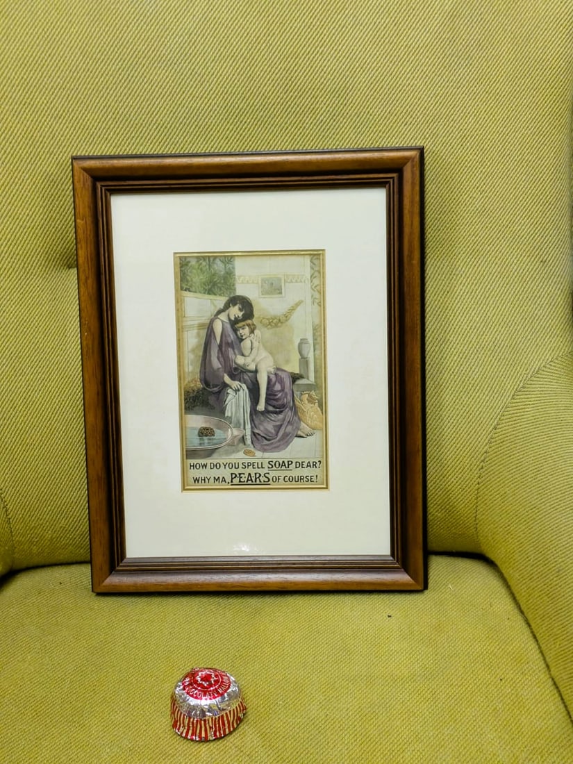 Collection of framed colour Pears Soap Advertising Prints (1 of 4)
