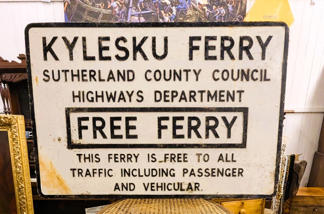 Kylesku Ferry Sign (1 of 3)