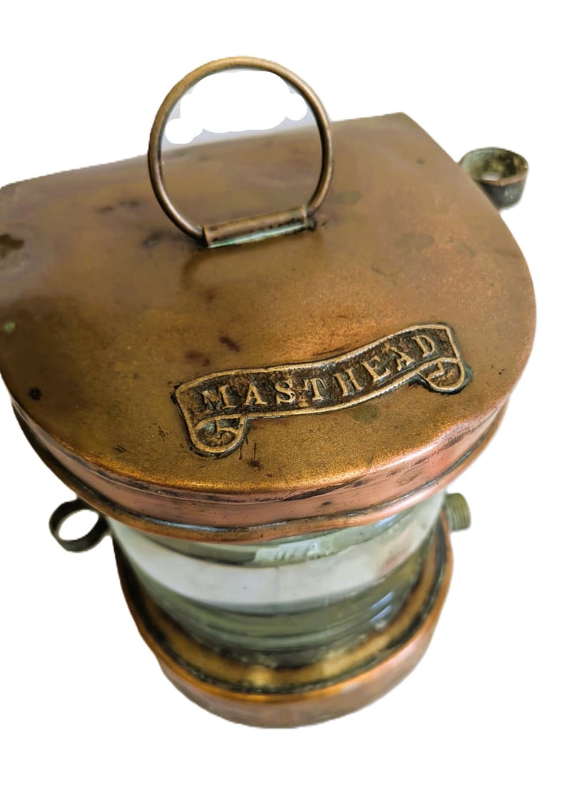Small Copper Masthead Lantern (1 of 3)