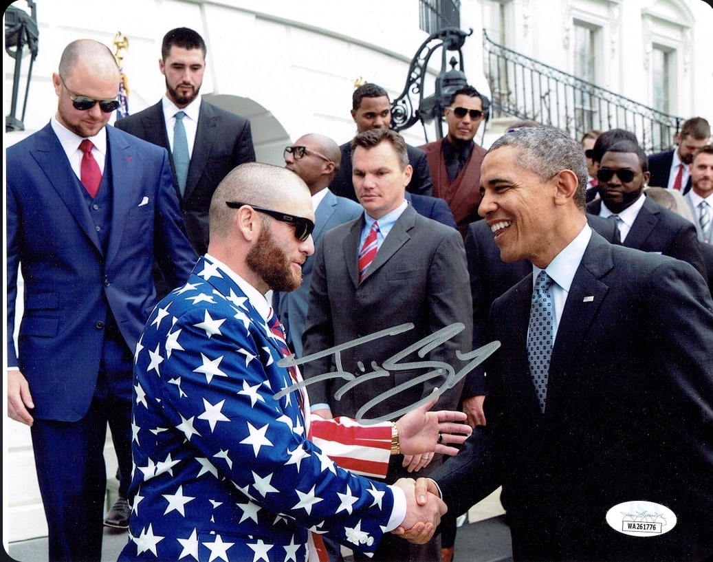 Jonny Gomes Boston Red Sox Autographed 8x10 Photo coa (1 of 2)