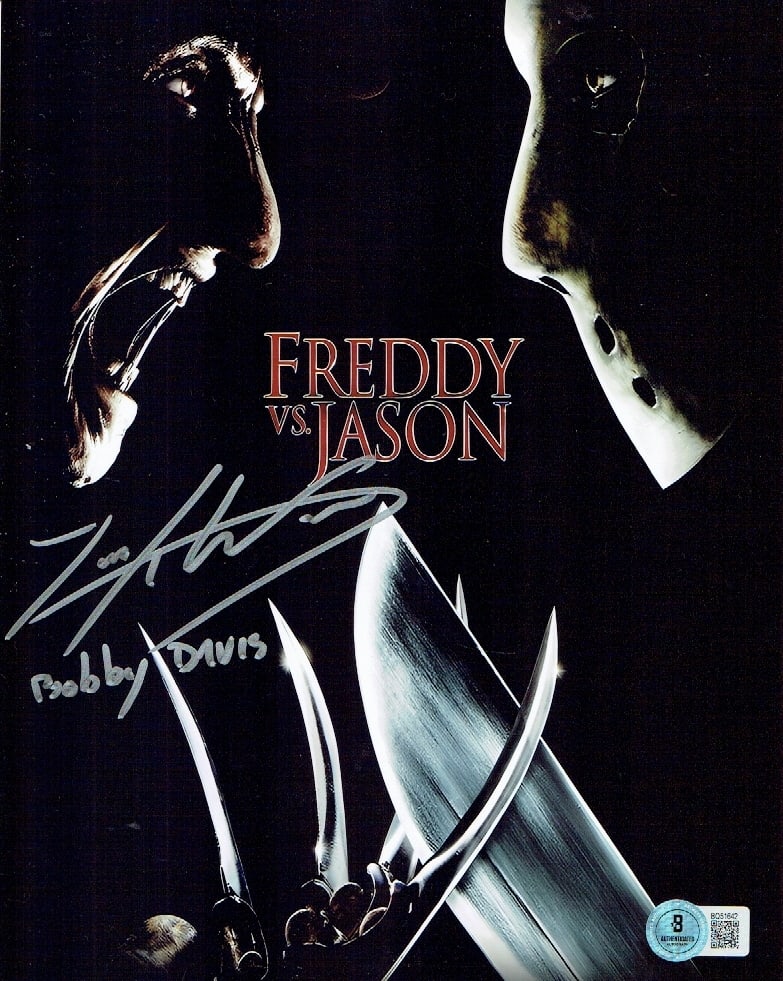 Zach Ward Freddy vs Jason Autographed & Inscribed 8x10 Photo Hologram (1 of 1)