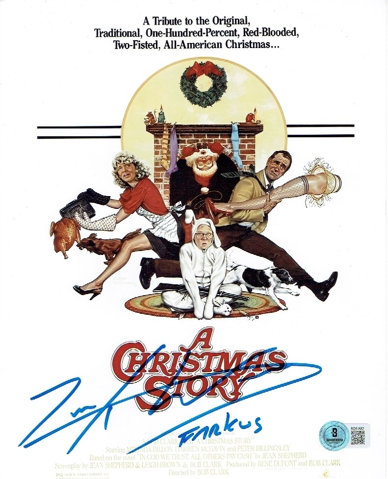 Zack Ward Farkus A Christmas Story Autographed & Inscribed 8x10 Photo Hologram: Zack Ward Scut Farkus A Christmas Story Autographed & Inscribed 8x10 Photo Beckett Hologram