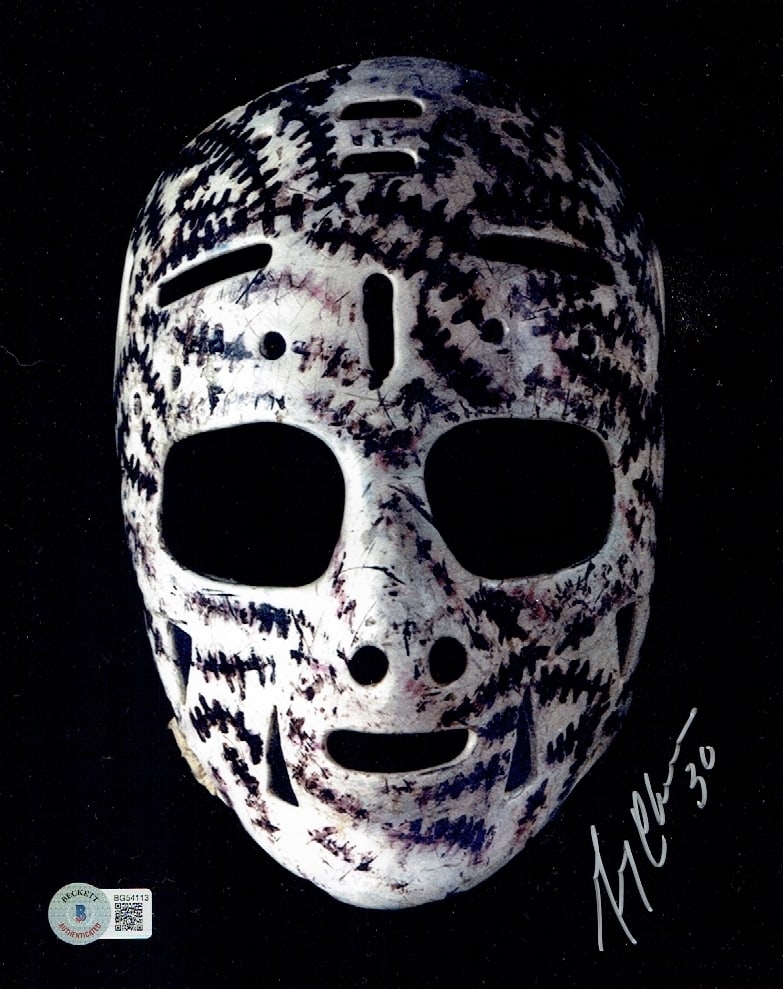 Gerry Cheevers Boston Bruins Autographed 8x10 Photo Hologram (1 of 1)