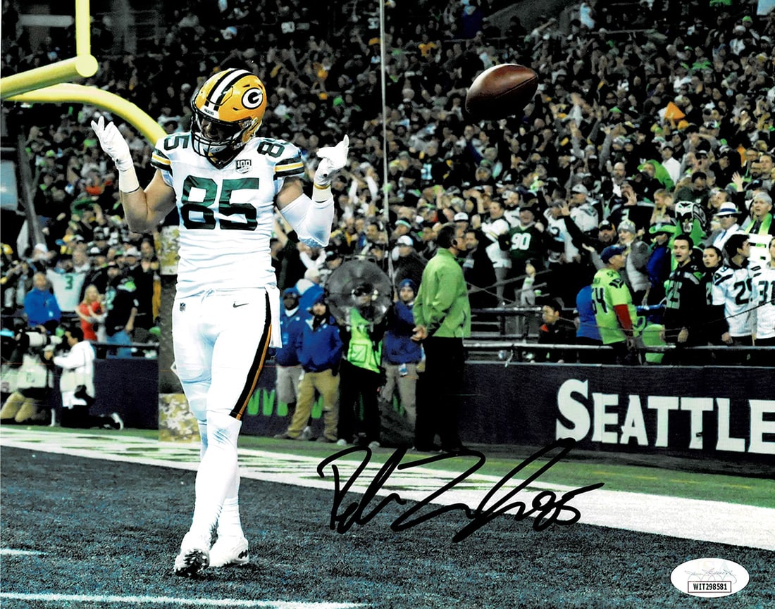 Robert Tonyan Green Bay Packers Autographed 8x10 Photo coa: Robert Tonyan Green Bay Packers Autographed 8x10 Photo JSA Witnessed coa - Autograph Location & coa # may vary