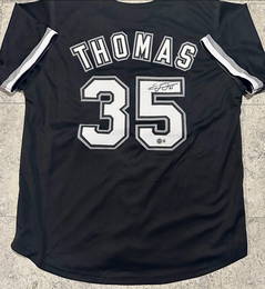 Frank Thomas Chicago White Sox Autographed Custom Baseball Jersey coa