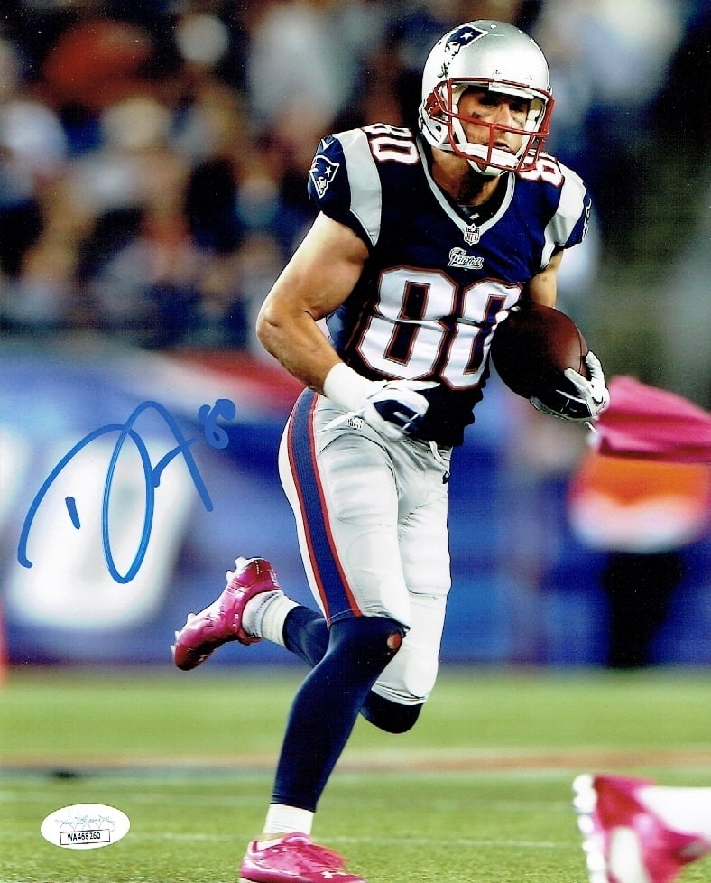 Danny Amendola New England Patriots Autographed 8x10 photo coa: Danny Amendola New England Patriots Autographed photo JSA Witnessed coa - Autograph Location & coa # may vary