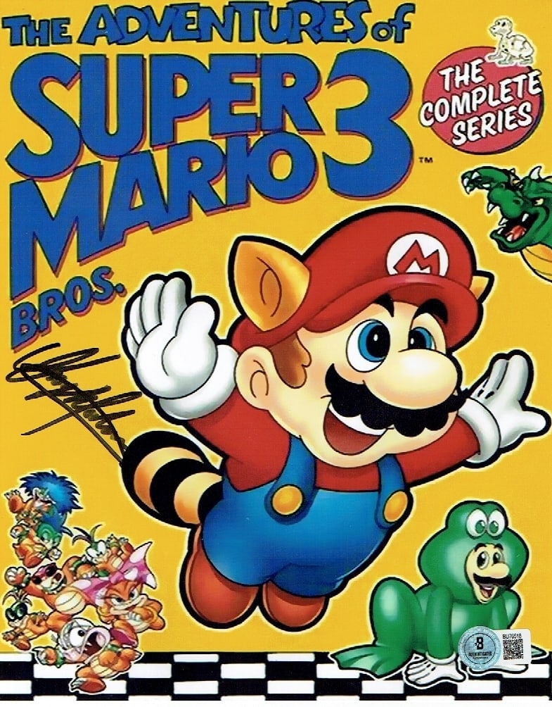 Greg Morton Prince Hugo Autographed 8x10 The Adventures of  Super Mario Bros 3 Photo Hologram (1 of 1)