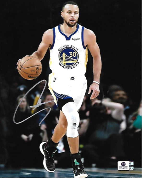 Stephen Curry Golden State Warriors Autographed 8x10 Photo coa: Stephen Curry Golden State Warriors Autographed 8x10 Photo GA coa - Autograph Location & coa # may vary