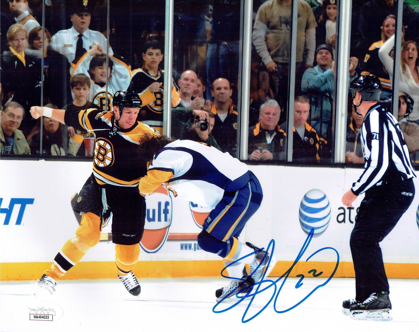 Shawn Thornton Boston Bruins Autographed 8x10 Photo coa (1 of 2)