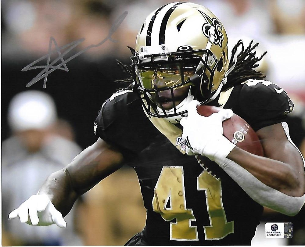 Alvin Kamara New Orleans Saints Autographed 8x10 Photo coa: Alvin Kamara New Orleans Saints Autographed 8x10 Photo GA coa - Autograph Location & coa # may vary
