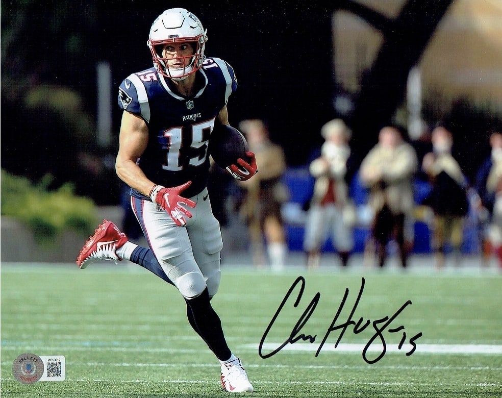 Chris Hogan New England Patriots Autographed 8x10 photo Beckett Hologram: Chris Hogan New England Patriots Autographed 8x10 photo Hologram - Autograph Location & coa # may vary 