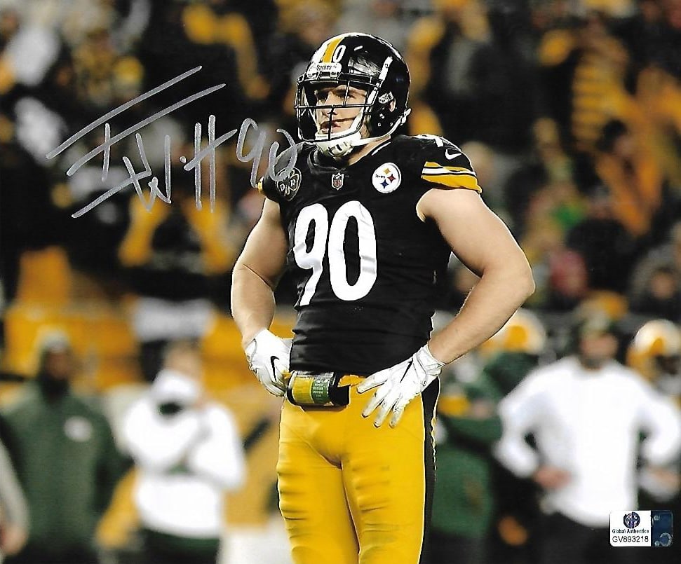 T.J. Watt Pittsburgh Steelers Autographed 8x10 Photo coa (1 of 2)