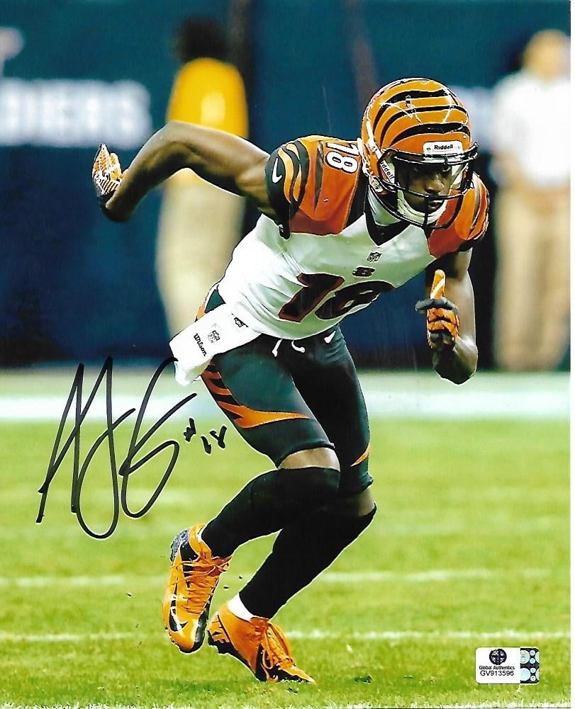 A.J. Green Cincinnati Bengals Autographed 8x10 Photo coa: A.J. Green Cincinnati Bengals Autographed 8x10 Photo GA coa - Autograph Location & coa # may vary