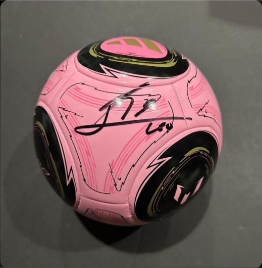 Lionel Messi Inter Miami CF Autographed Adidas Soccer Ball coa (1 of 2)