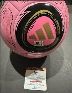 Lionel Messi Inter Miami CF Autographed Adidas Soccer Ball coa - 2