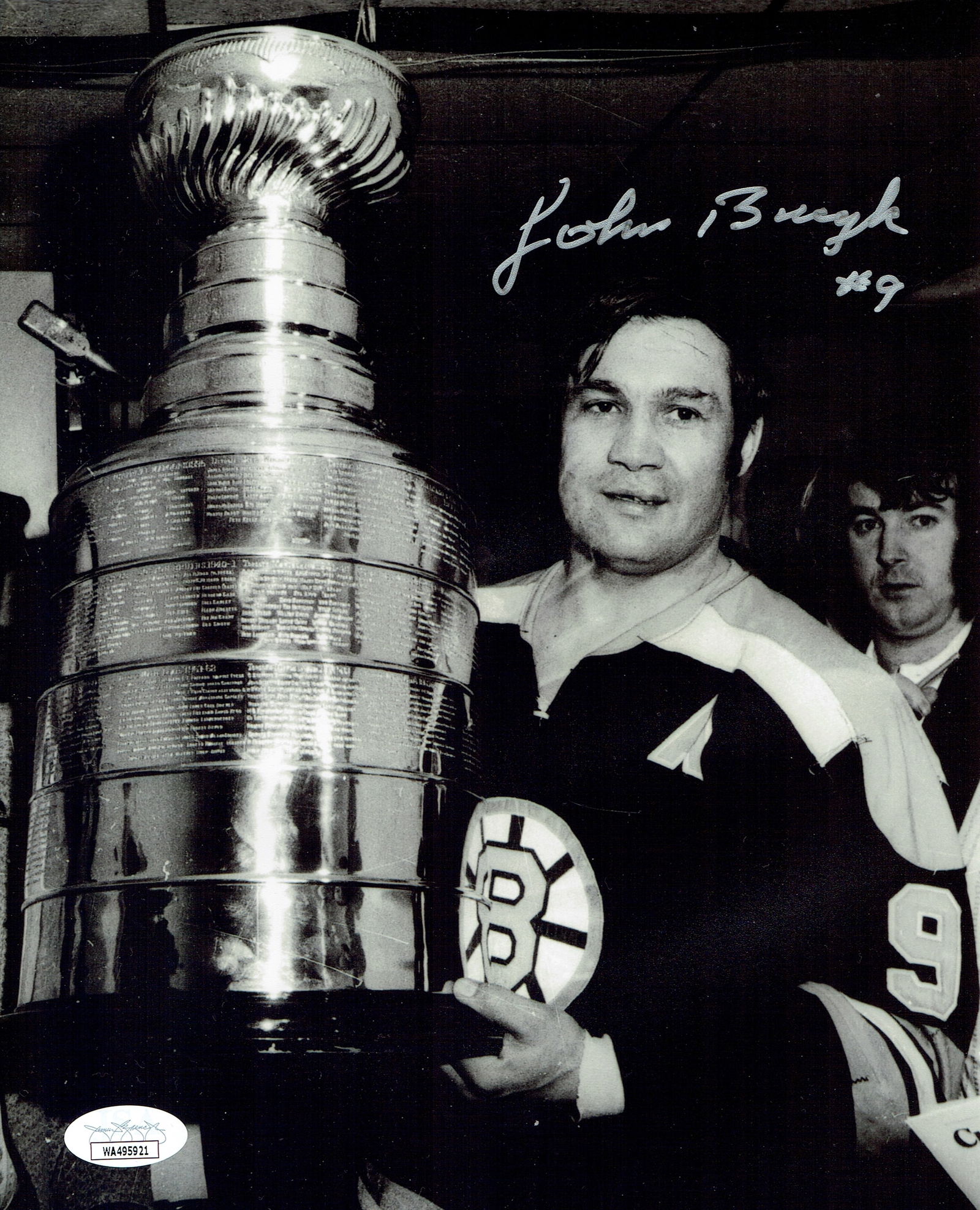 Johnny Bucyk Boston Bruins Autographed 8x10 Photo JSA Witnessed coa (1 of 2)