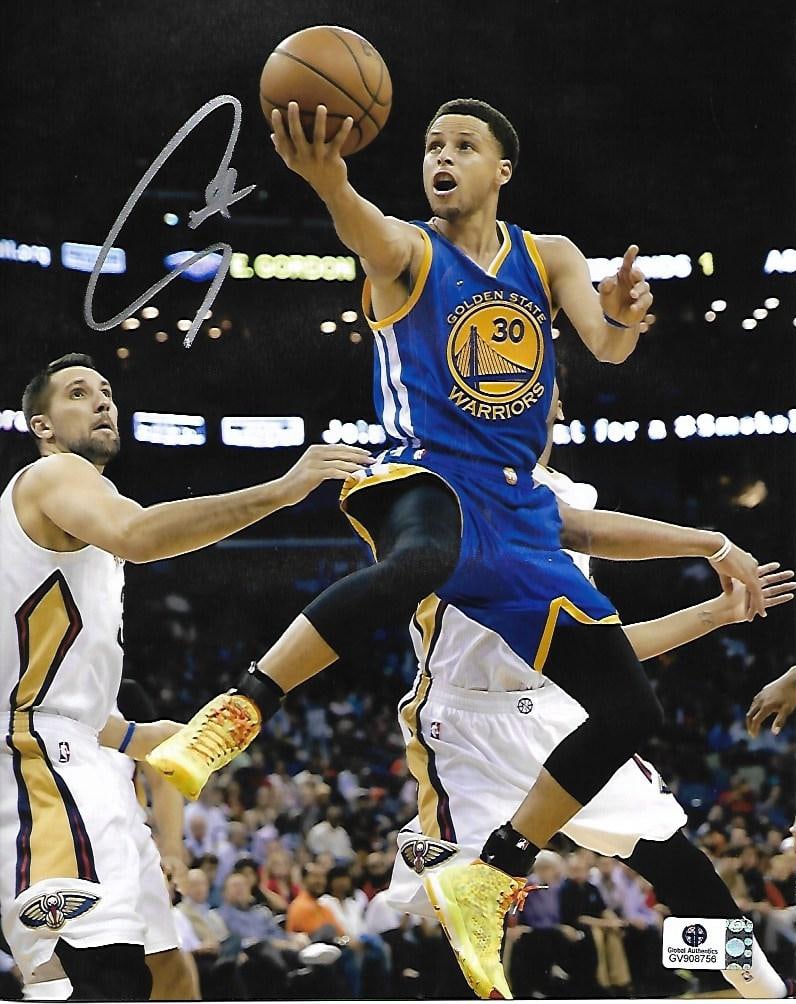Stephen Curry Golden State Warriors Autographed 8x10 Photo coa: Stephen Curry Golden State Warriors Autographed 8x10 Photo GA coa - Autograph Location & coa # may vary 