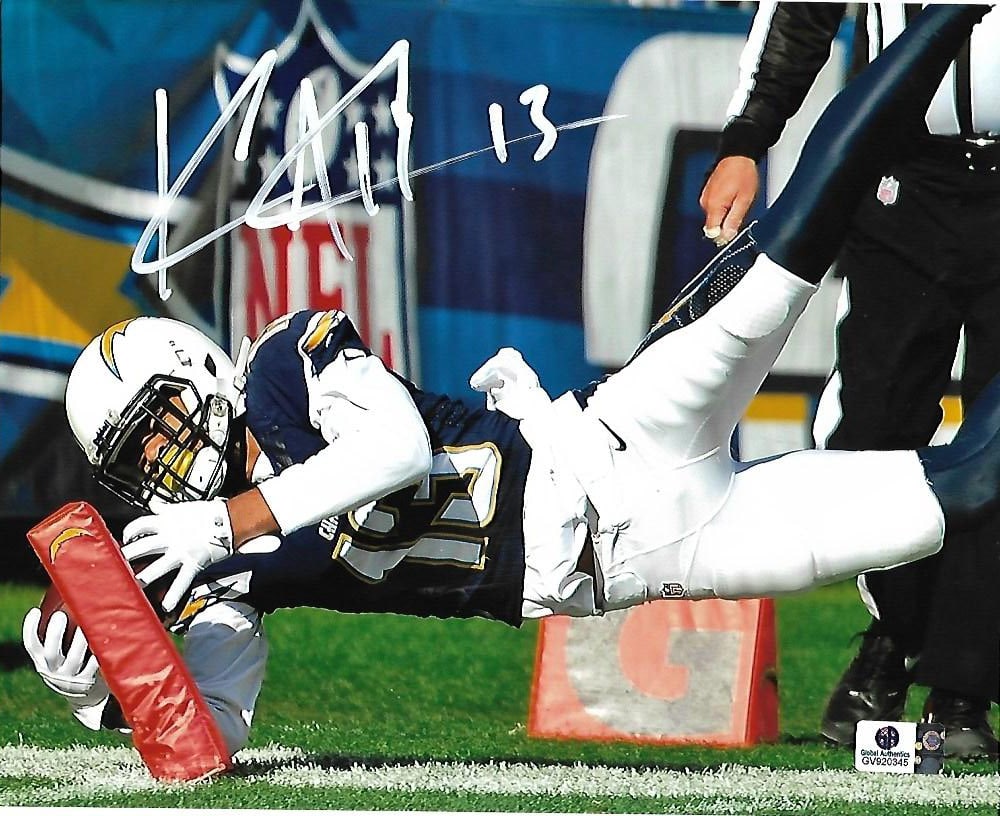 Keenan Allen Los Angeles Chargers Autographed 8x10 Photo coa (1 of 2)