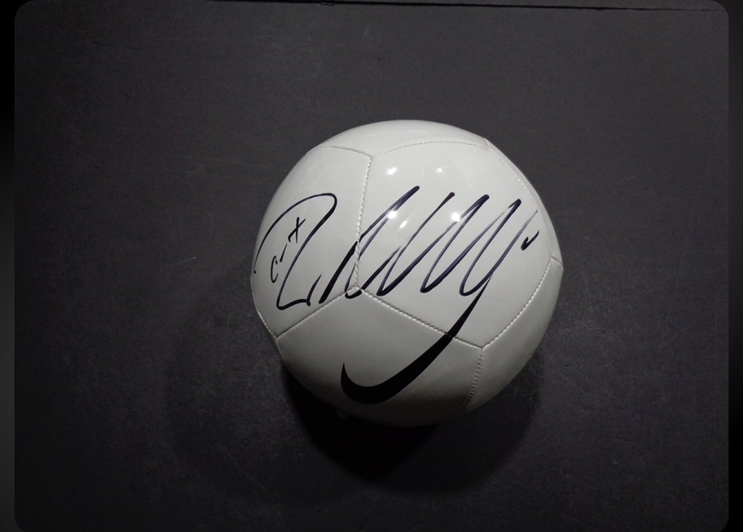 Cristiano Ronaldo Al-Nassr Autographed Nike Soccer Ball coa (1 of 2)