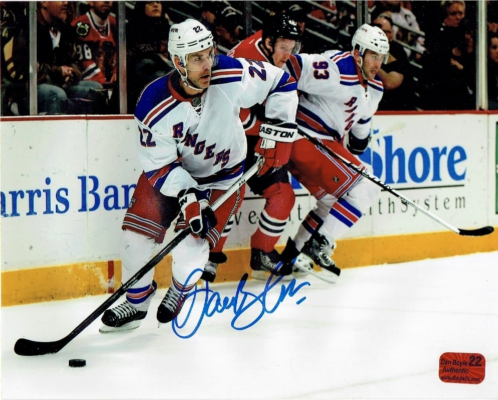 Dan Boyle New York Rangers Autographed 8x10 Photo Hologram (1 of 1)