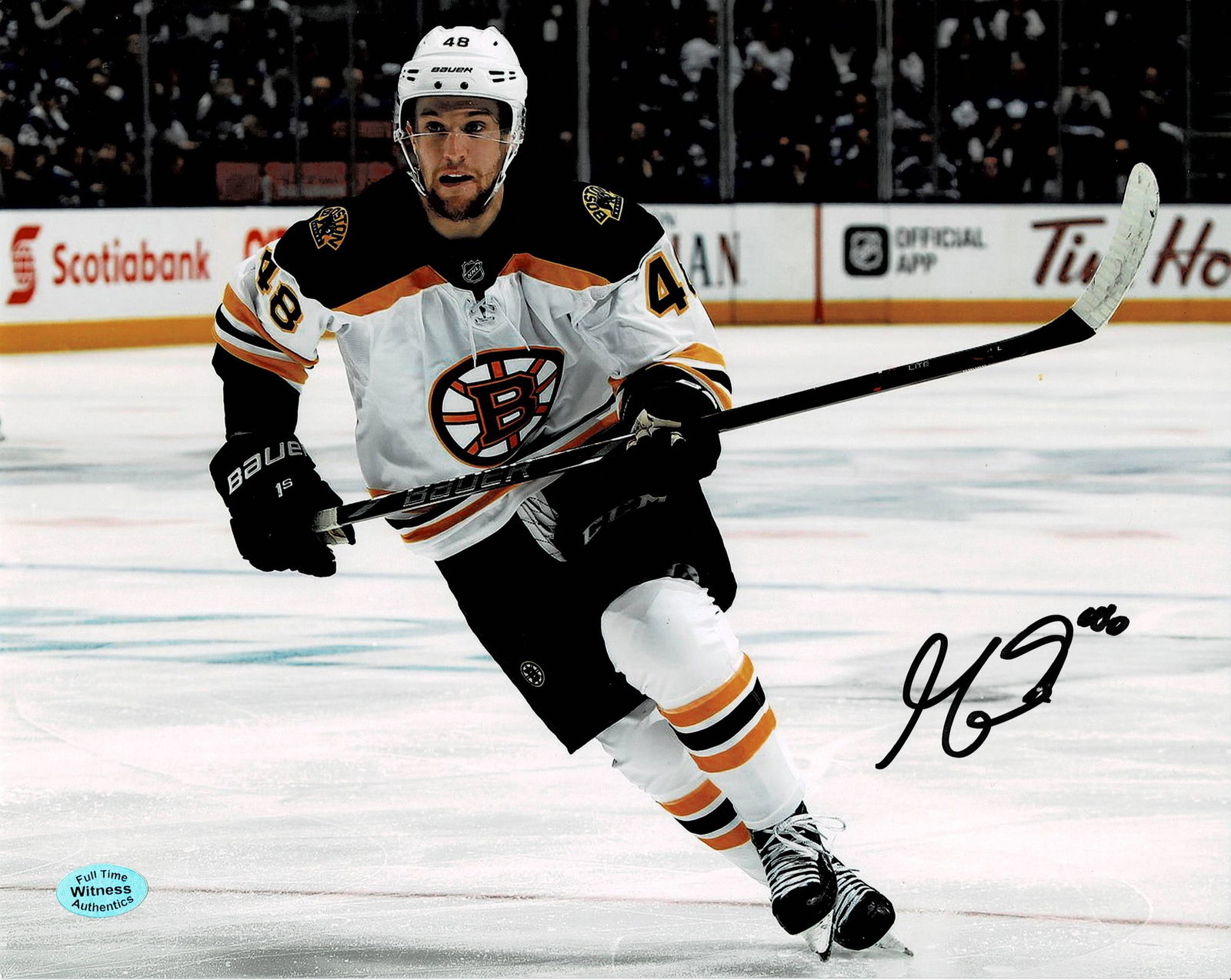 Matt Grzelcyk Boston Bruins Autographed 8x10 Photo coa: Matt Grzelcyk Boston Bruins Autographed 8x10 Photo Full Time Authentics coa - Autograph Location may vary