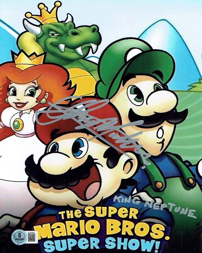 Greg Morton Autographed & Inscribed 8x10 The Super Mario Bros Super Show Photo Beckett Hologram (1 of 1)