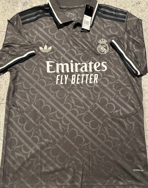 Kylian Mbappe Real Madrid Autographed 2024-25 Adidas Third Jersey coa - 3