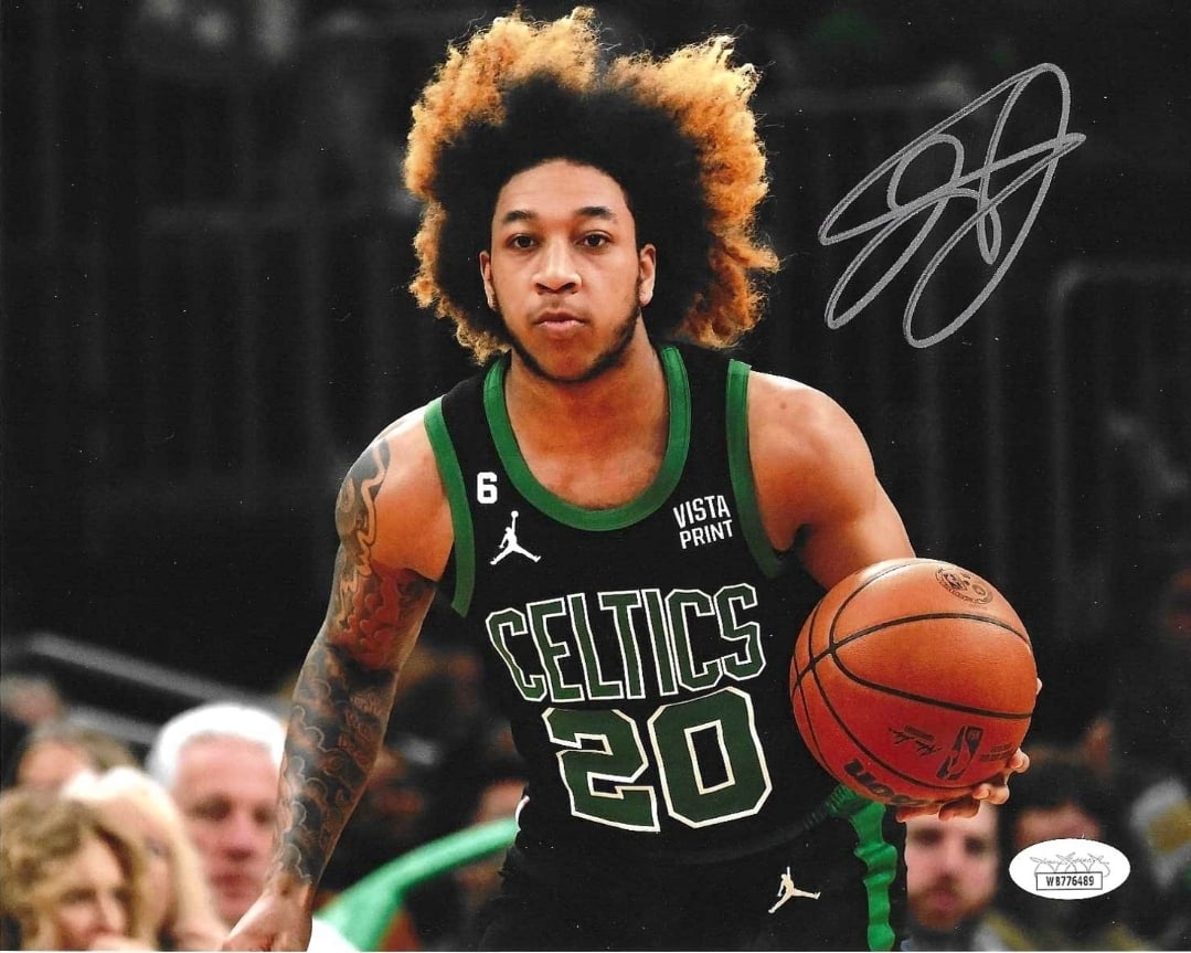 J.D. Davison Boston Celtics Autographed 8x10 Photo JSA coa (1 of 2)