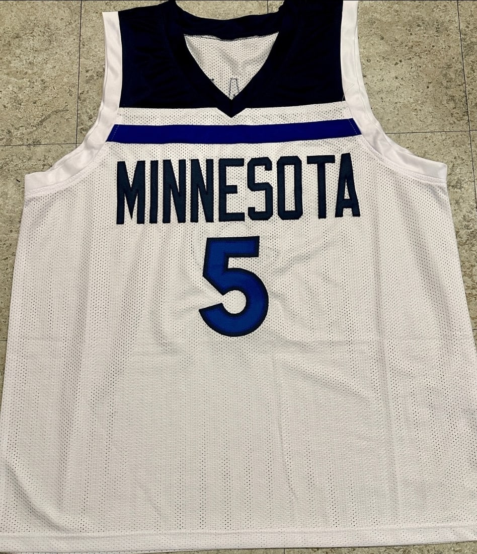 Anthony Edwards Minnesota Timberwolves Autographed Custom Basketball Jersey coa - 3