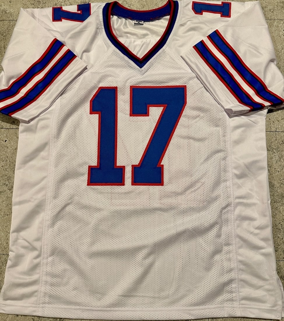 Josh Allen Buffalo Bills Autographed Custom Football Jersey coa - 3