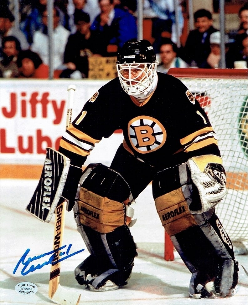 Reggie Lemelin Boston Bruins Autographed 8x10 Photo coa (1 of 2)