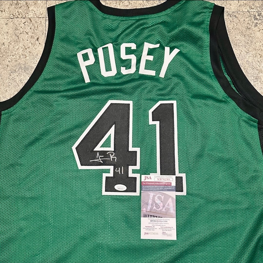 James Posey Boston Celtics Autographed Custom Basketball Jersey JSA coa - 2