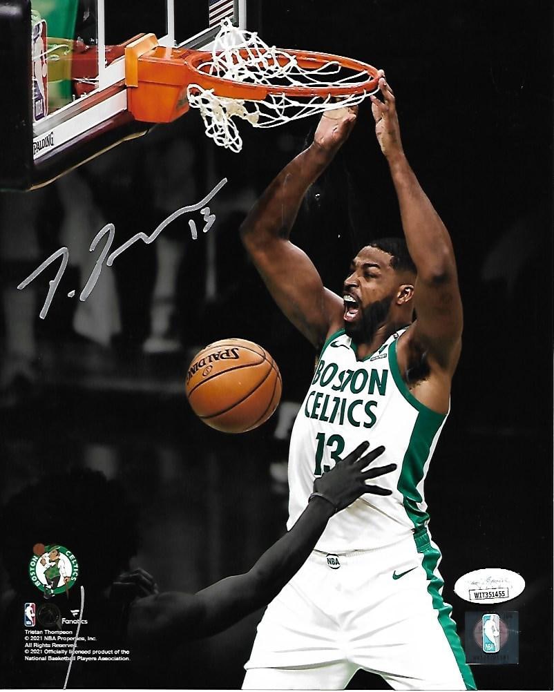 Tristan Thompson Boston Celtics Autographed 8x10 Photo JSA coa: Tristan Thompson Boston Celtics Autographed 8x10 Photo JSA Witnessed coa - Autograph Location may vary 