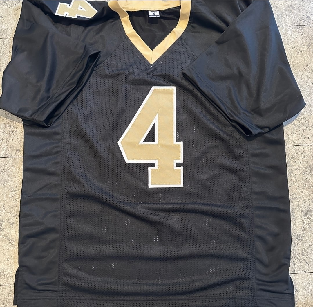 Derek Carr New Orleans Saints Autographed Custom Football Jersey coa - 3
