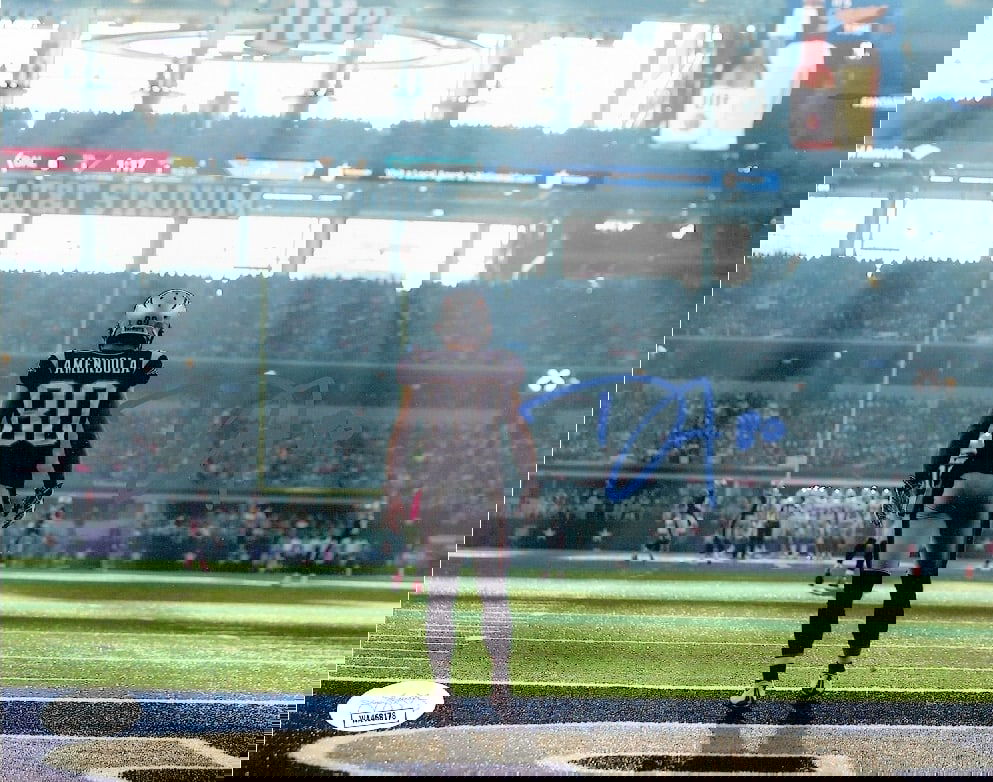 Danny Amendola New England Patriots Autographed 8x10 photo JSA coa: Danny Amendola New England Patriots Autographed photo JSA Witnessed coa - Autograph Location & coa # may vary 