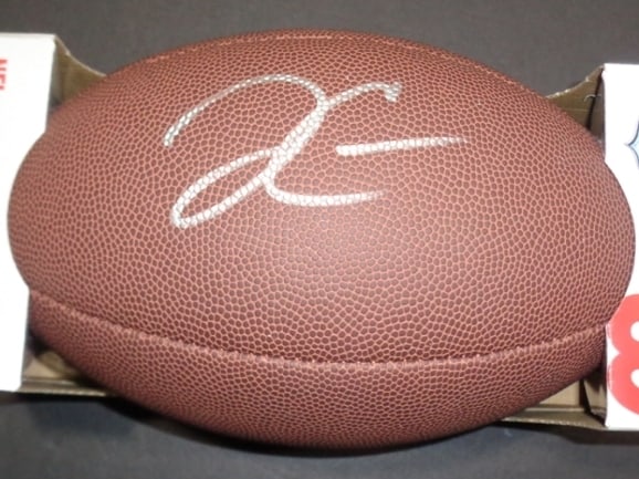 Derek Carr New Orleans Saints Autographed Wilson Football coa (1 of 2)