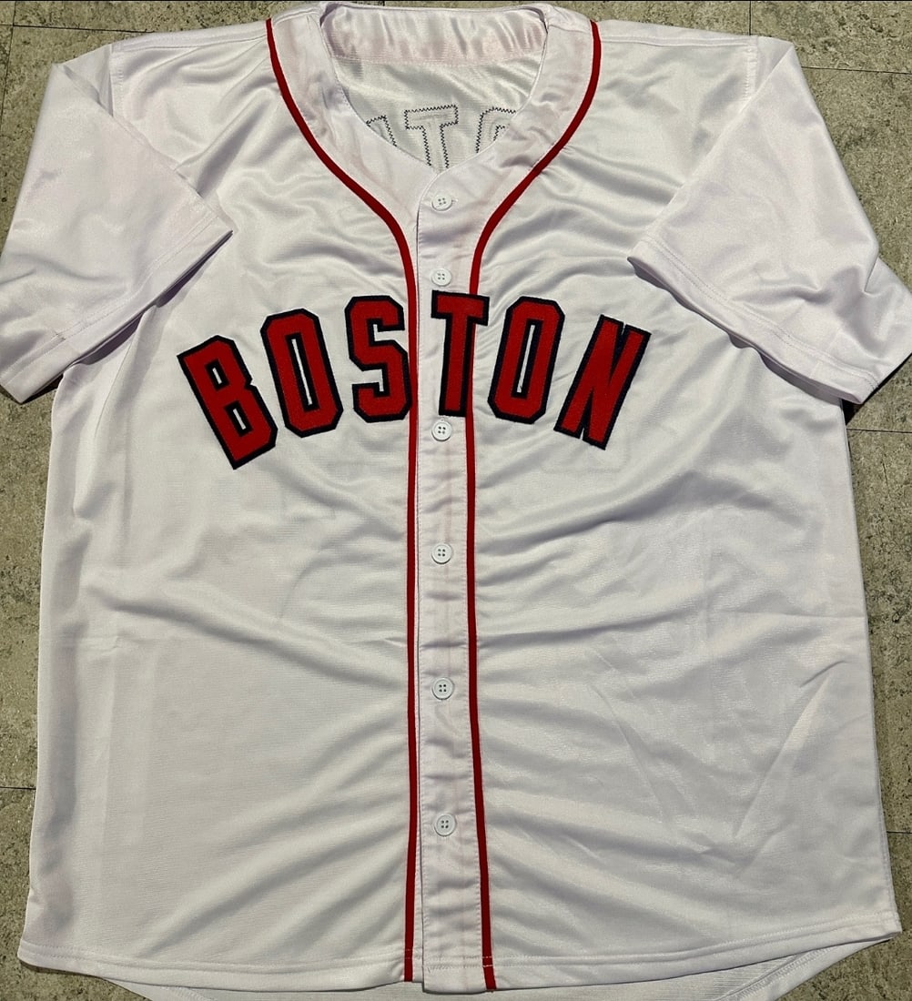 David Ortiz Boston Red Sox Autographed Custom Baseball Jersey coa - 3