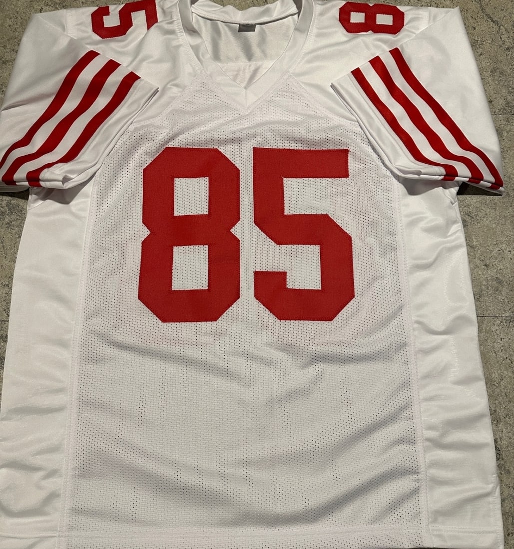 George Kittle San Francisco 49ers Autographed Custom Football Jersey coa - 3