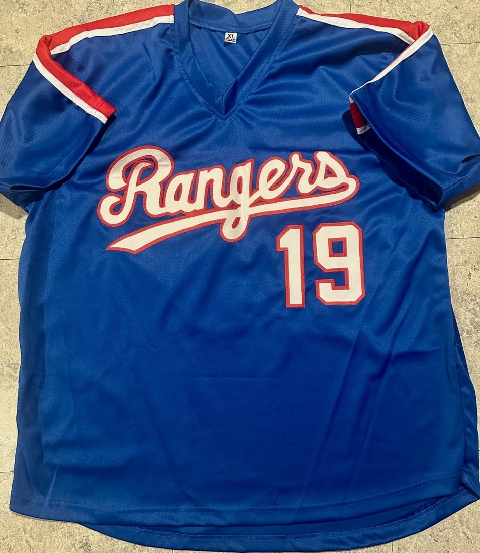 Juan Gonzalez Texas Rangers Autographed Custom Baseball Jersey coa - 3