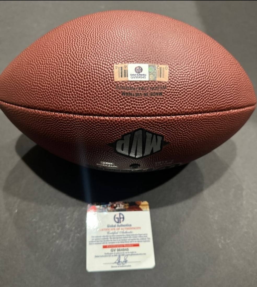 Amari Cooper Buffalo Bills Autographed Wilson Football coa - 2