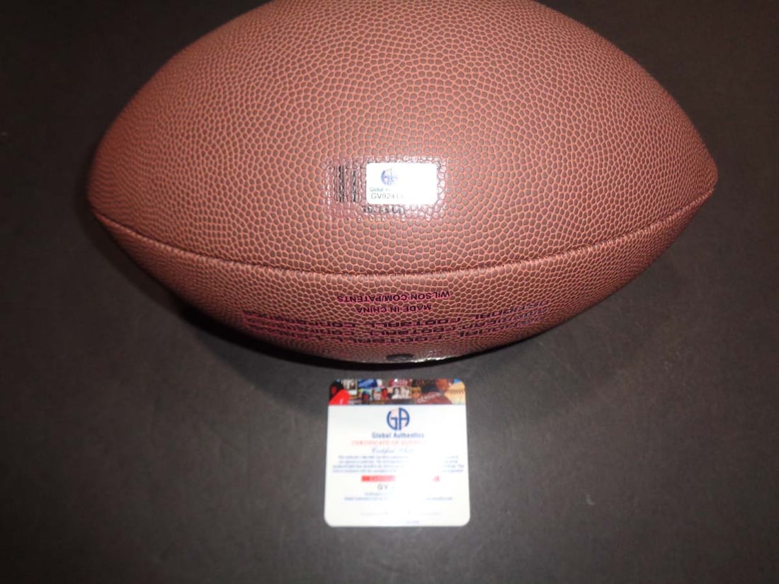 Alvin Kamara New Orleans Saints Autographed Wilson Football coa - 2