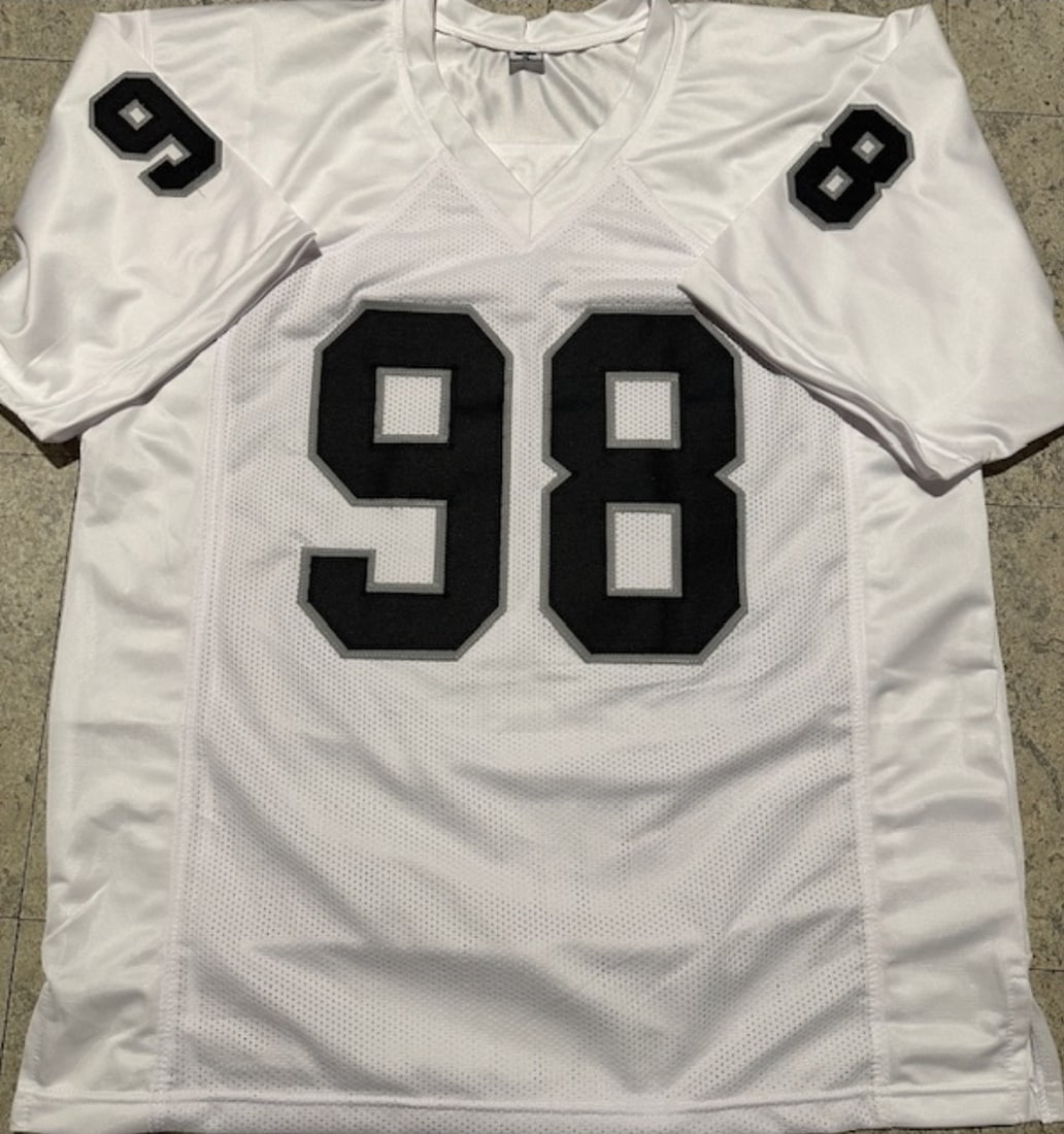 Maxx Crosby Las Vegas Raiders Autographed Custom Football Jersey coa - 3